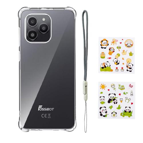 Amazon.co.jp: For FOSSiBOT S2 5G ケース クリア YILLIONS 指紋防止